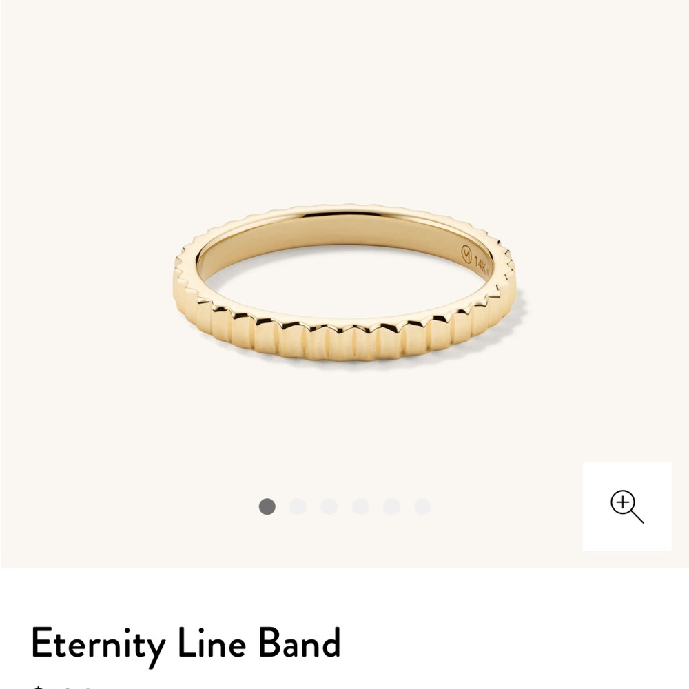 Mejuri Eternity Line Band 14K Gold